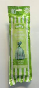 Tuffy Striped & Fragranced Swing Bin Liners 10's - Fresh Mint
